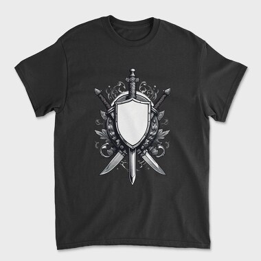 Shield and Sword, Unisex Men's T-Shirt