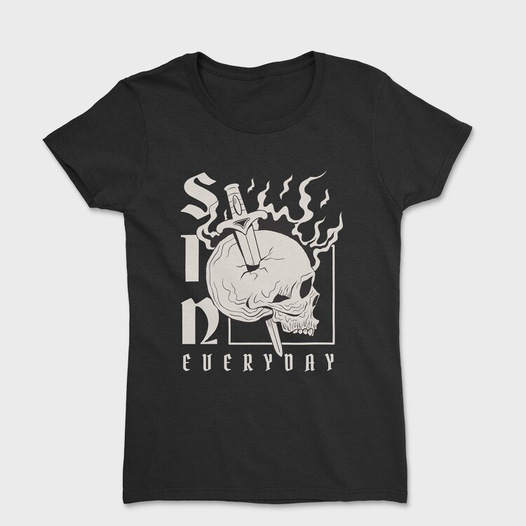 Sin Everyday, Women's T-Shirt