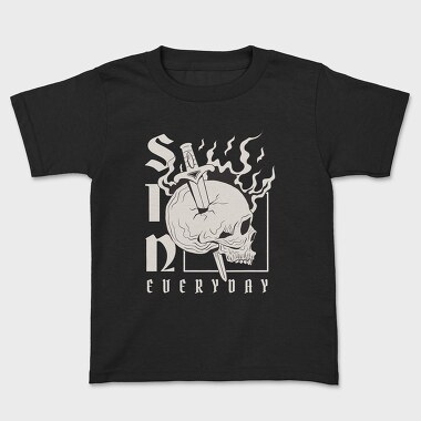 Sin Everyday, Kids' T-Shirt