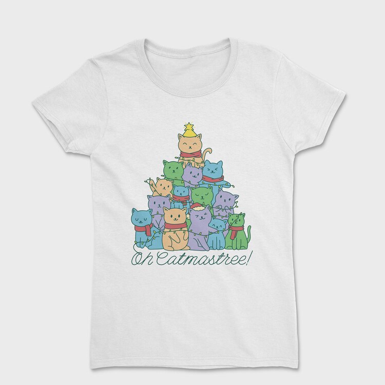 Oh Catmastree, Women's T-Shirt