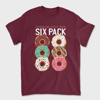 Six Pack Donuts, Unisex Men's T-Shirt