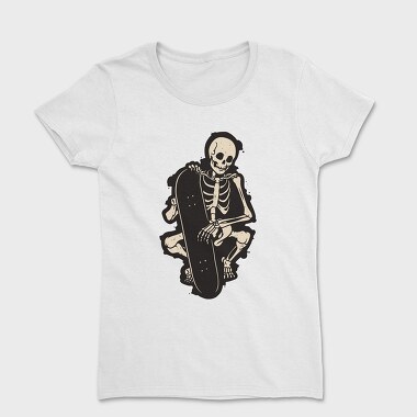 Skate Skeleton, Women's T-Shirt
