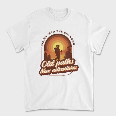 Unisex Men's T-Shirt, Old Paths New Adventures