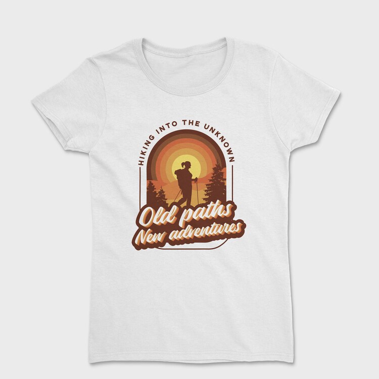 Old Paths New Adventures, Women's T-Shirt