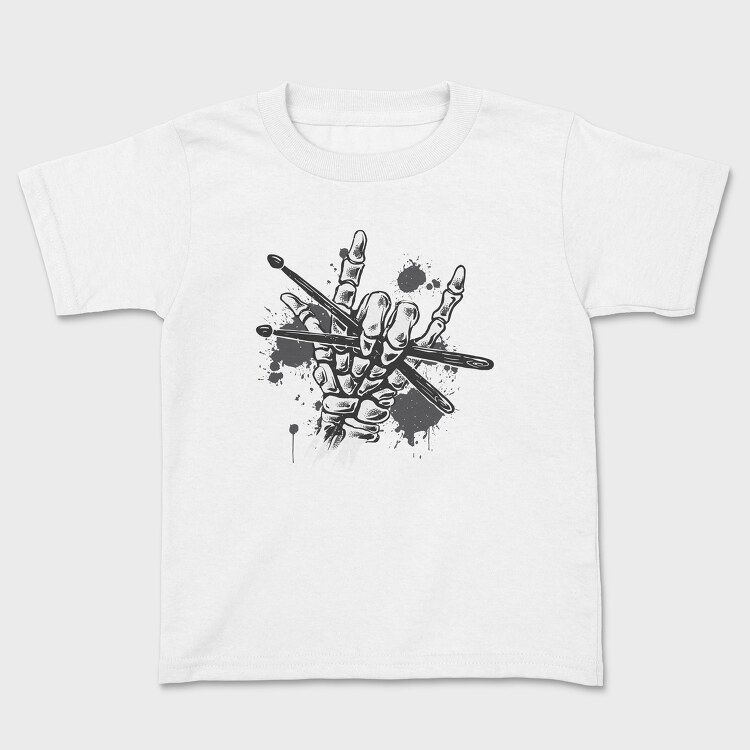 Skeleton Hand Drums, Детска Тениска