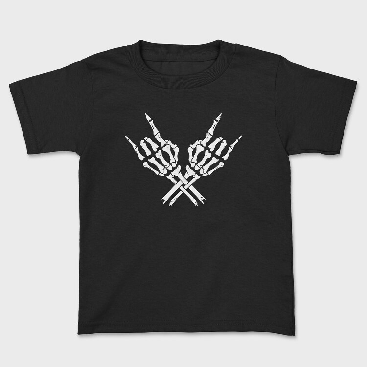 Skeleton Rock Horns, Детска Тениска