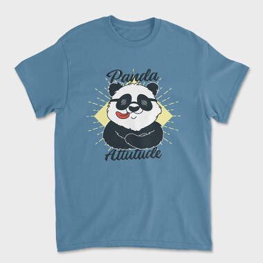 Panda Attitude, Unisex Men's T-Shirt
