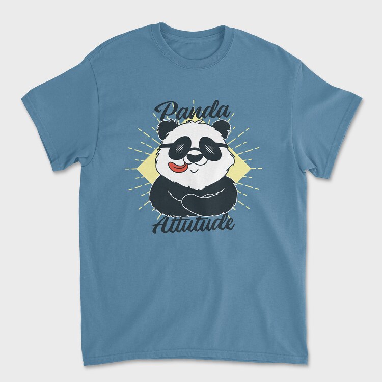 Panda Attitude, Unisex Men's T-Shirt