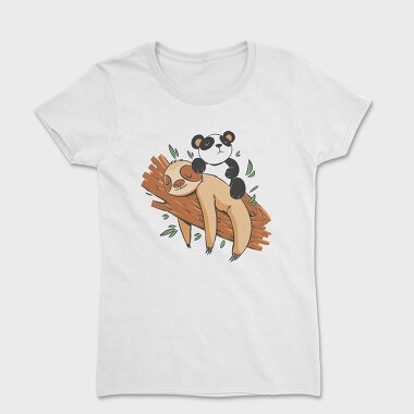 Panda Sloth Lazy, Women's T-Shirt