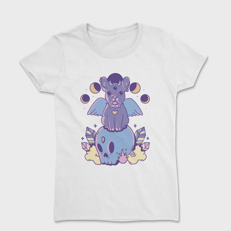 Pastel Goth Dog, Women's T-Shirt