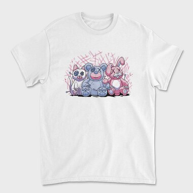 Pastel Goth Stuffed Animals, Unisex Men's T-Shirt
