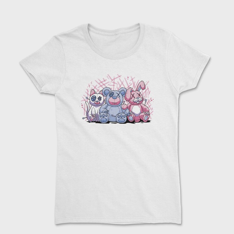 Pastel Goth Stuffed Animals, Women's T-Shirt
