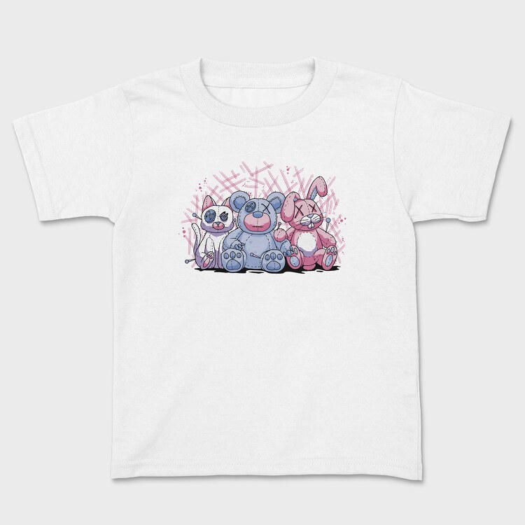 Pastel Goth Stuffed Animals, Kids' T-Shirt