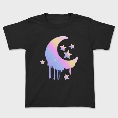 Pastel Moon, Kids' T-Shirt