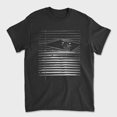 Peeking Zombie, Unisex Men's T-Shirt
