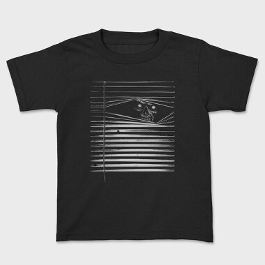 Peeking Zombie, Kids' T-Shirt