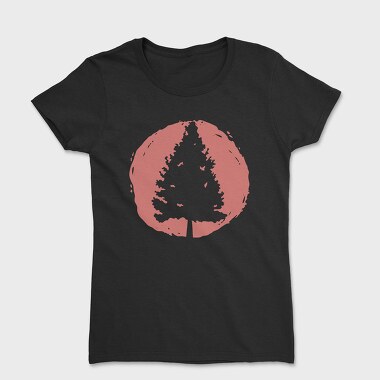 Pine Tree Sunset, Women's T-Shirt