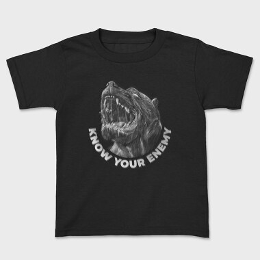 Pitbull Know Your Enemy, Kids' T-Shirt