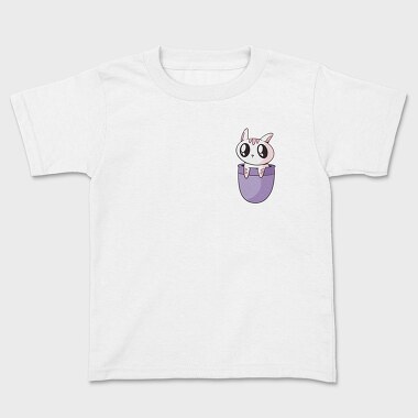 Pocket Cute Cat, Kids' T-Shirt