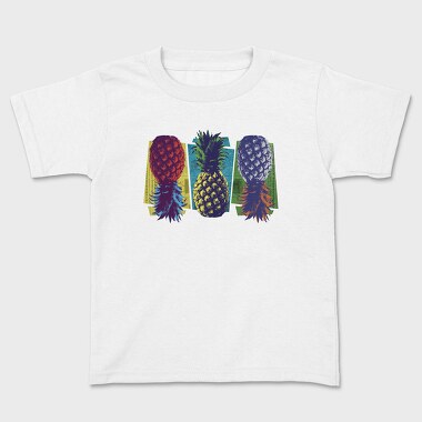 Pop Art Pineapple, Kids' T-Shirt