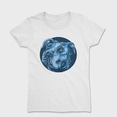 Women's T-Shirt, Portrait Pitbull