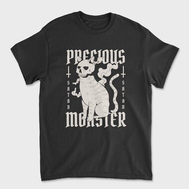 Precious Monster Cat, Unisex Men's T-Shirt