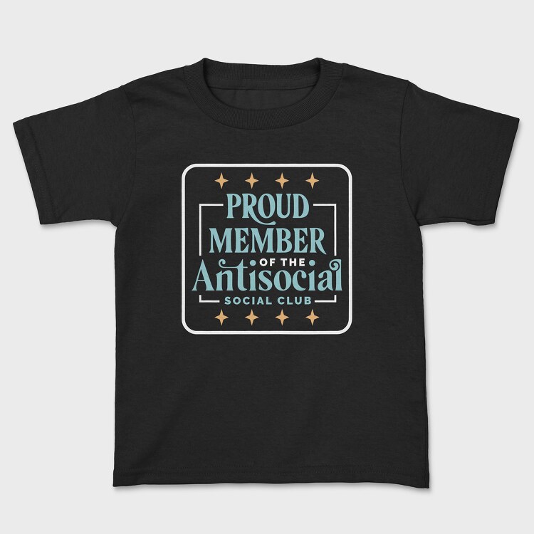 Proud Member Antisocial, Детска Тениска