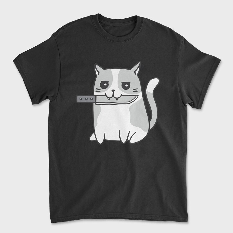 Psycho Cat, Унисекс Мъжка Тениска