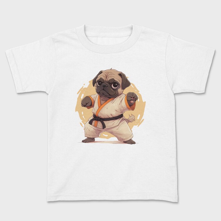 Pug Karate, Kids' T-Shirt