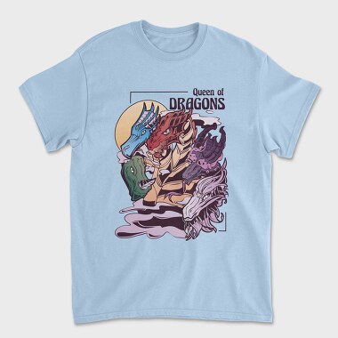 Unisex Men's T-Shirt, Queen of Dragons