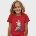 Rabbit and Mushroom, Women's T-Shirt