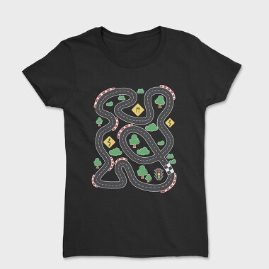 Race Track Kids, Women's T-Shirt