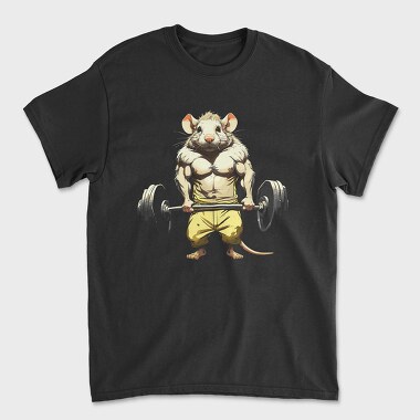 Rat Dead Lift, Unisex Men's T-Shirt