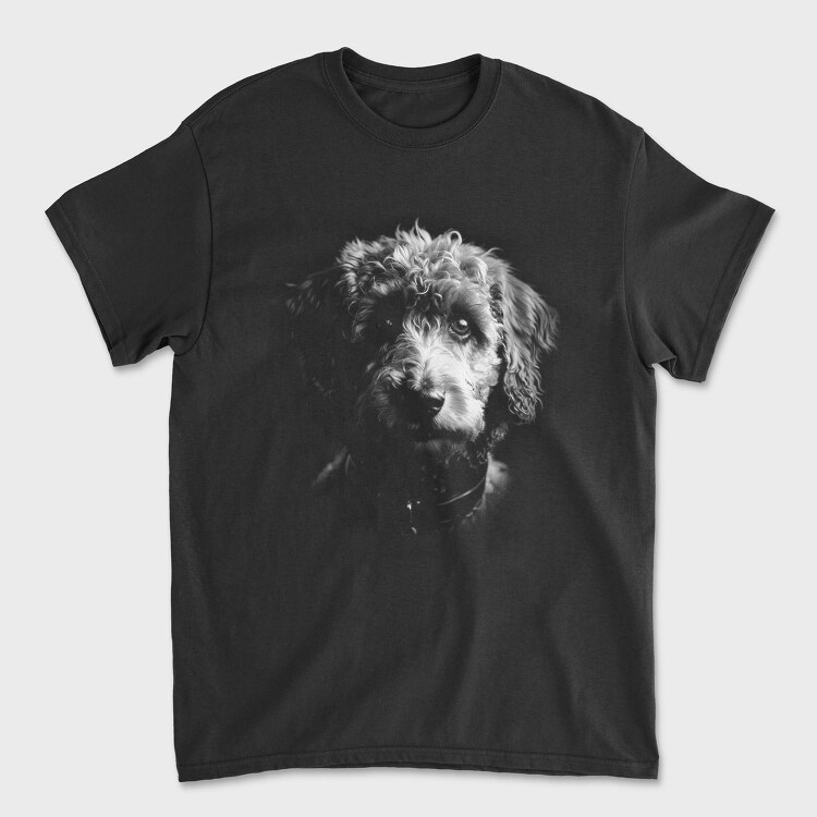 Labradoodle Monochrome, Unisex Men's T-Shirt