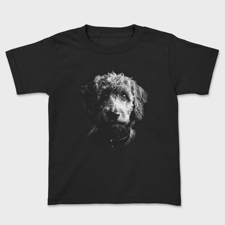 Labradoodle Monochrome, Детска Тениска