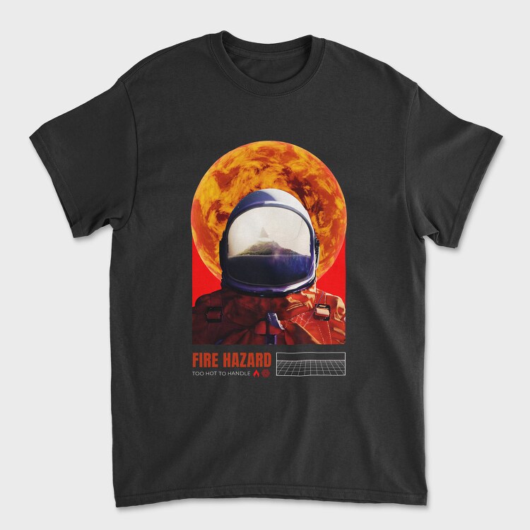 Space Hazard, Unisex Men's T-Shirt