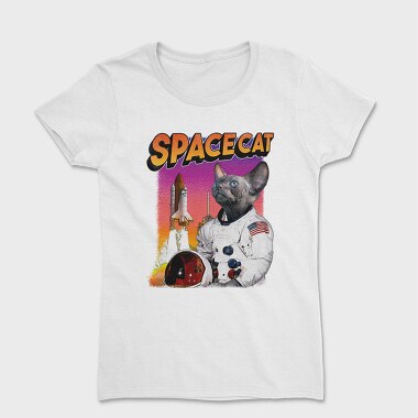 Space Sphynx Cat Astronaut, Women's T-Shirt