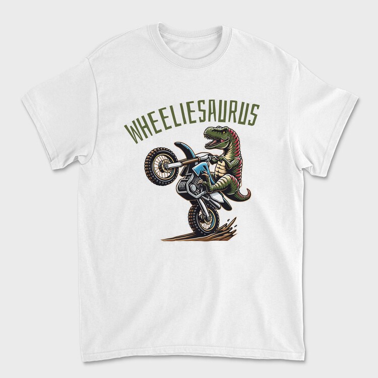 Wheeliesaurus, Unisex Men's T-Shirt
