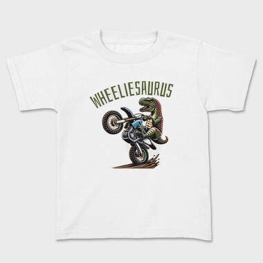 Wheeliesaurus, Kids' T-Shirt