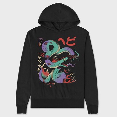 Psychedelic Japanese 06, Unisex Men's Hoodie