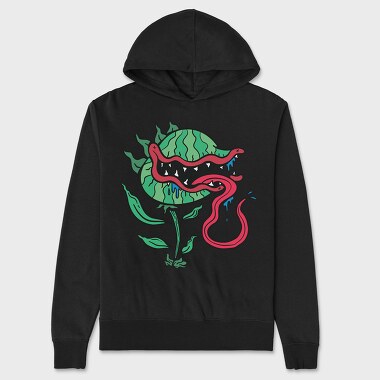 Carnivorous Plant, Unisex Men's Hoodie