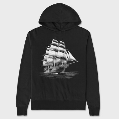 Sail Ship, Unisex Men's Hoodie