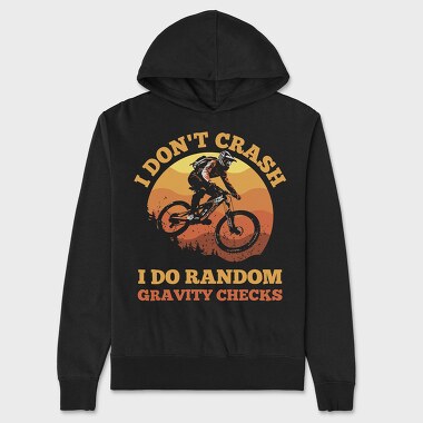 Random Gavity Checks, Unisex Men's Hoodie