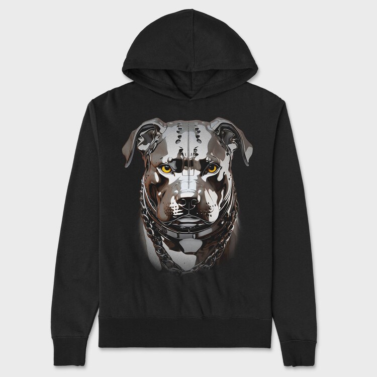 Pitbul Chrome, Unisex Men's Hoodie