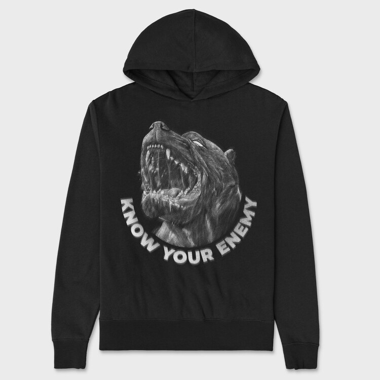 Pitbull Know Your Enemy, Unisex Men's Hoodie