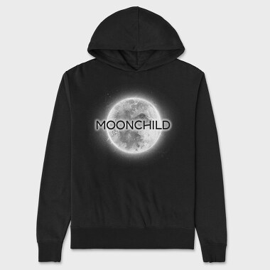 Moonchild Monochrme, Unisex Men's Hoodie