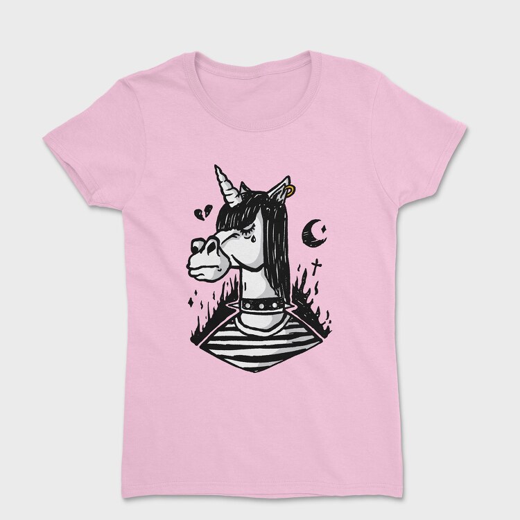 Emo Unicorn, Women's T-Shirt