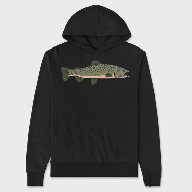 Salmo Trutta, Unisex Men's Hoodie