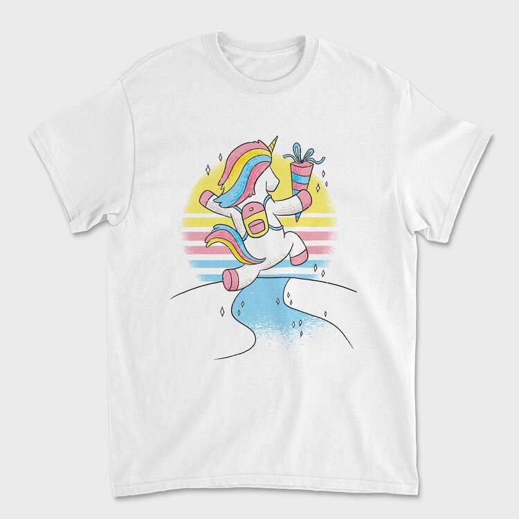 Kinder Unicorn, Unisex Men's T-Shirt