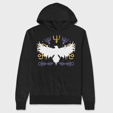 Raven Viking, Unisex Men's Hoodie